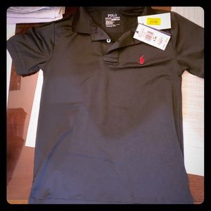 Boys black size 8 Polo NWT